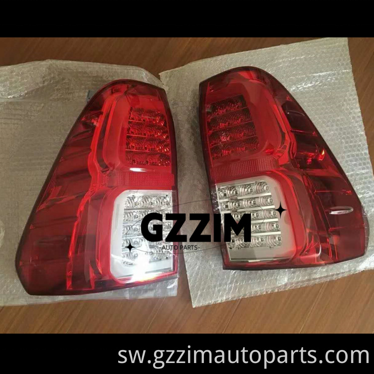 Vifaa vya Gari Sehemu za gari ABS Plastiki iliyobadilishwa taa ya nyuma ya taa ya taa ya Hilux Vigo 2016+